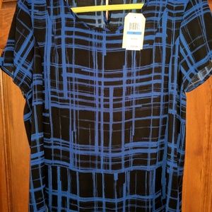 blue and black shirt never been worn